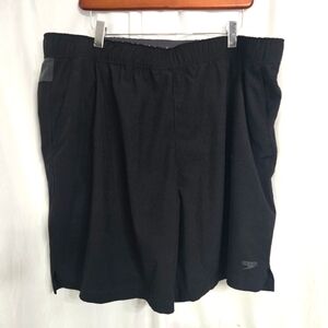 Speedo Black Athletic Shorts. Size XXL